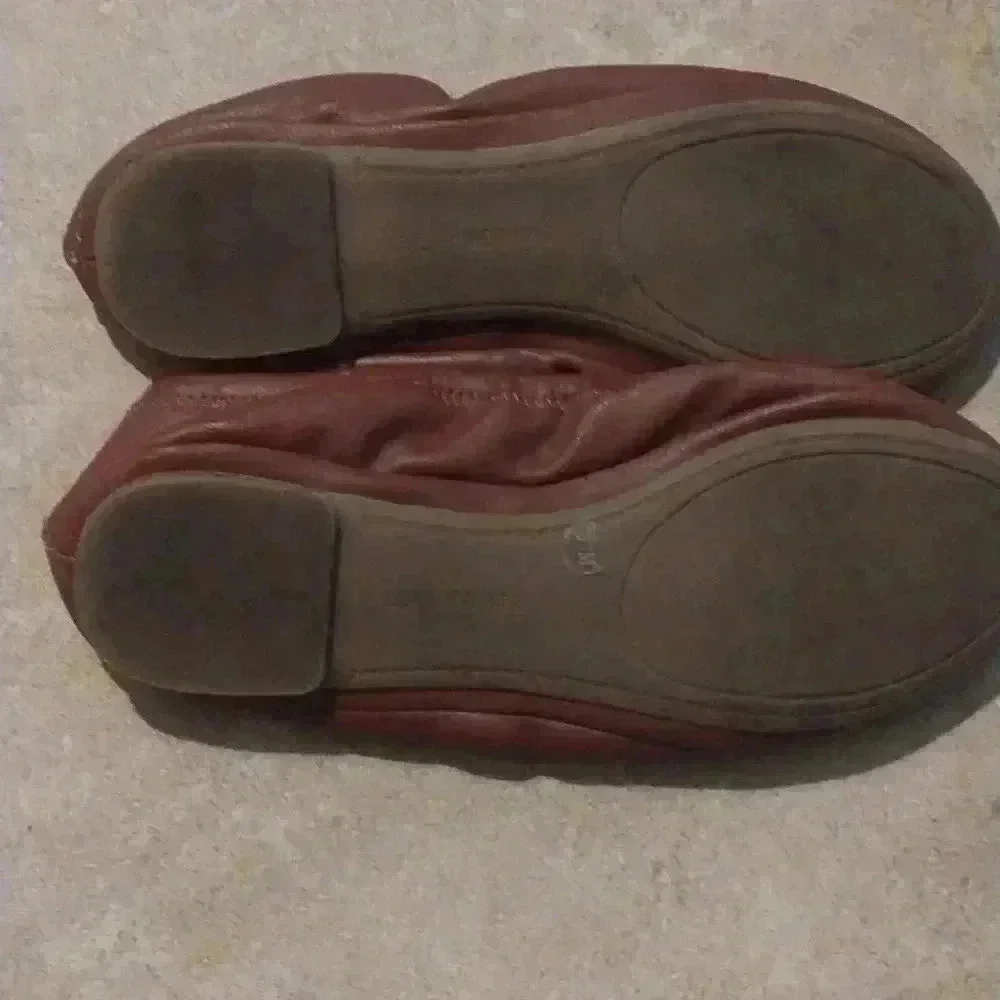 Lucky Brand Emmie Ballet  Stitched Back Flat Size 3.5